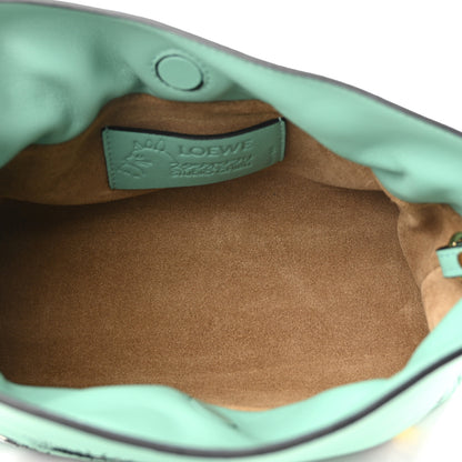 Loewe X Spirited Away Nappa Susuwatari Print Mini Flamenco Knot Clutch Fresh Mint 5 of 11