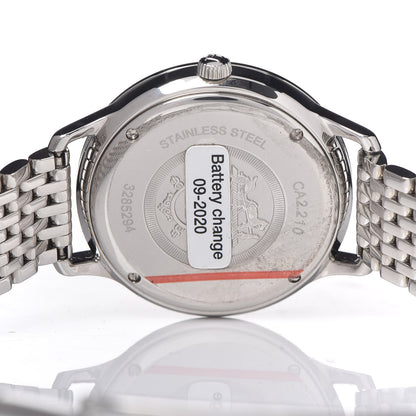 Hermes Stainless Steel 32mm Slim d'Hermes Quartz Watch Silver 5 of 7