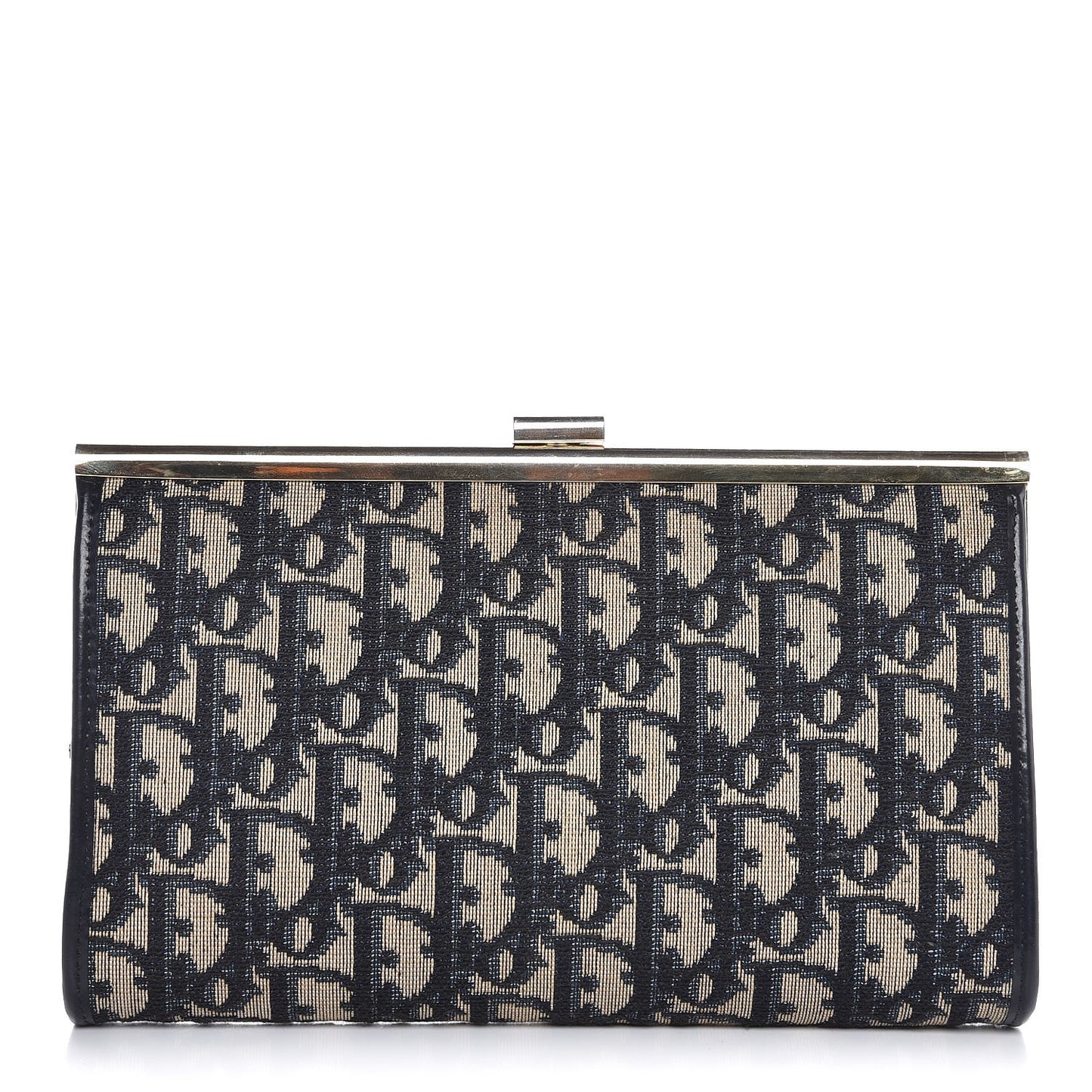 Monogram Small Clutch Navy Blue