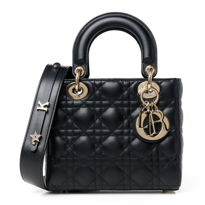 Christian Dior Lambskin Cannage Small My ABCDior Lady Dior Black 1 of 10