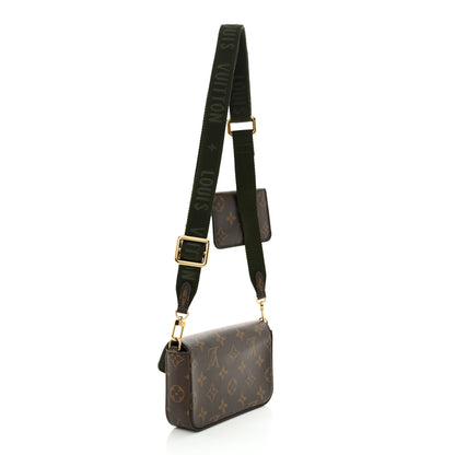 Louis Vuitton Monogram Felicie Strap & Go Kaki 3 of 9