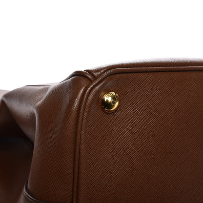 Prada Saffiano Lux Extra Large Galleria Double Zip Tote Cannella 13 of 13