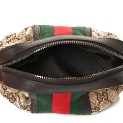 Gucci Monogram Web Small Cosmetic Case Dark Brown 5 of 11