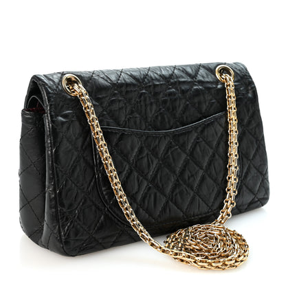 Chanel Aged Calfskin Quilted 2.55 Reissue 225 Flap Black 3 of 10