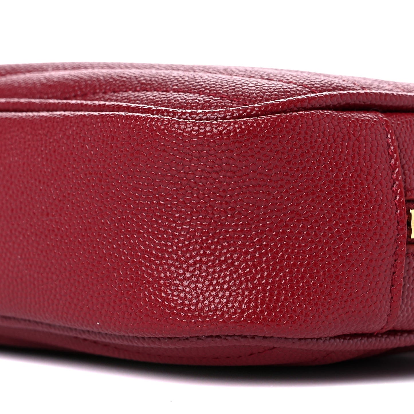 Grain De Poudre Matelasse Monogram Mini Lou Camera Bag Opyum Red