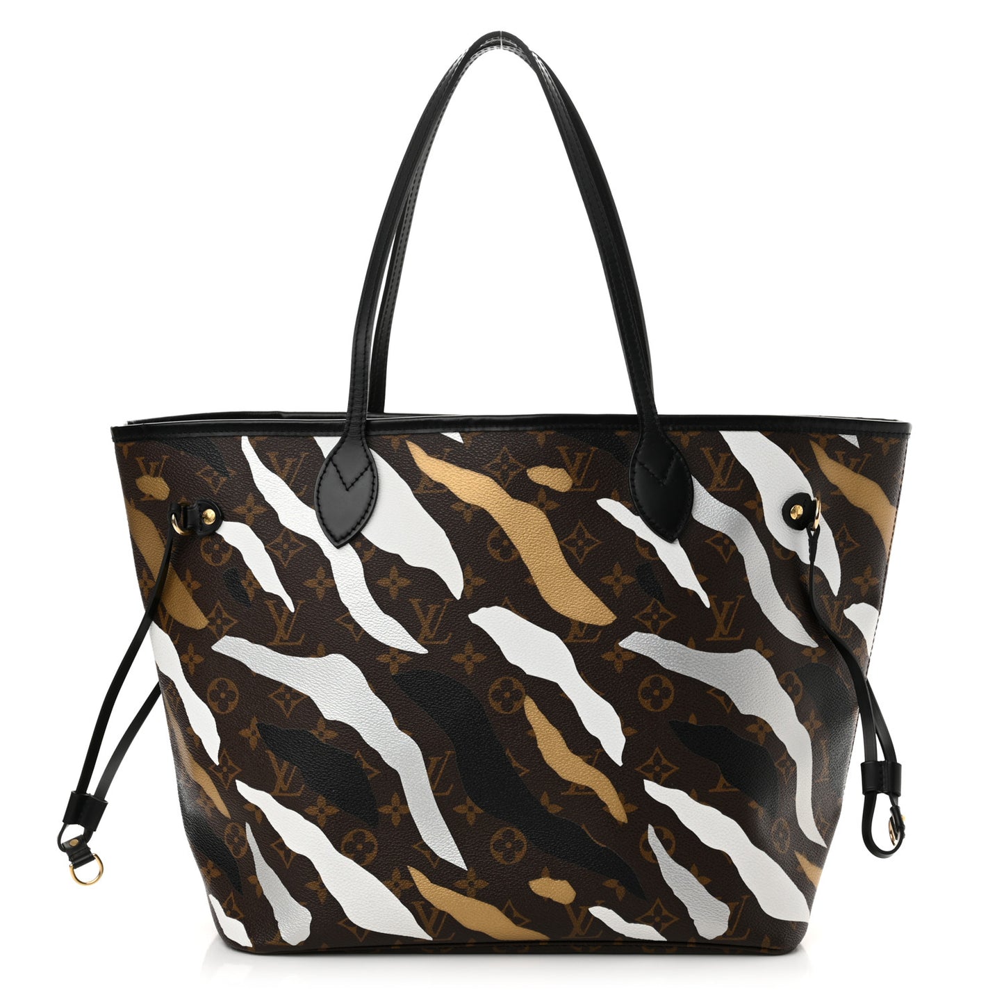 x LoL Monogram Neverfull MM Gold Silver