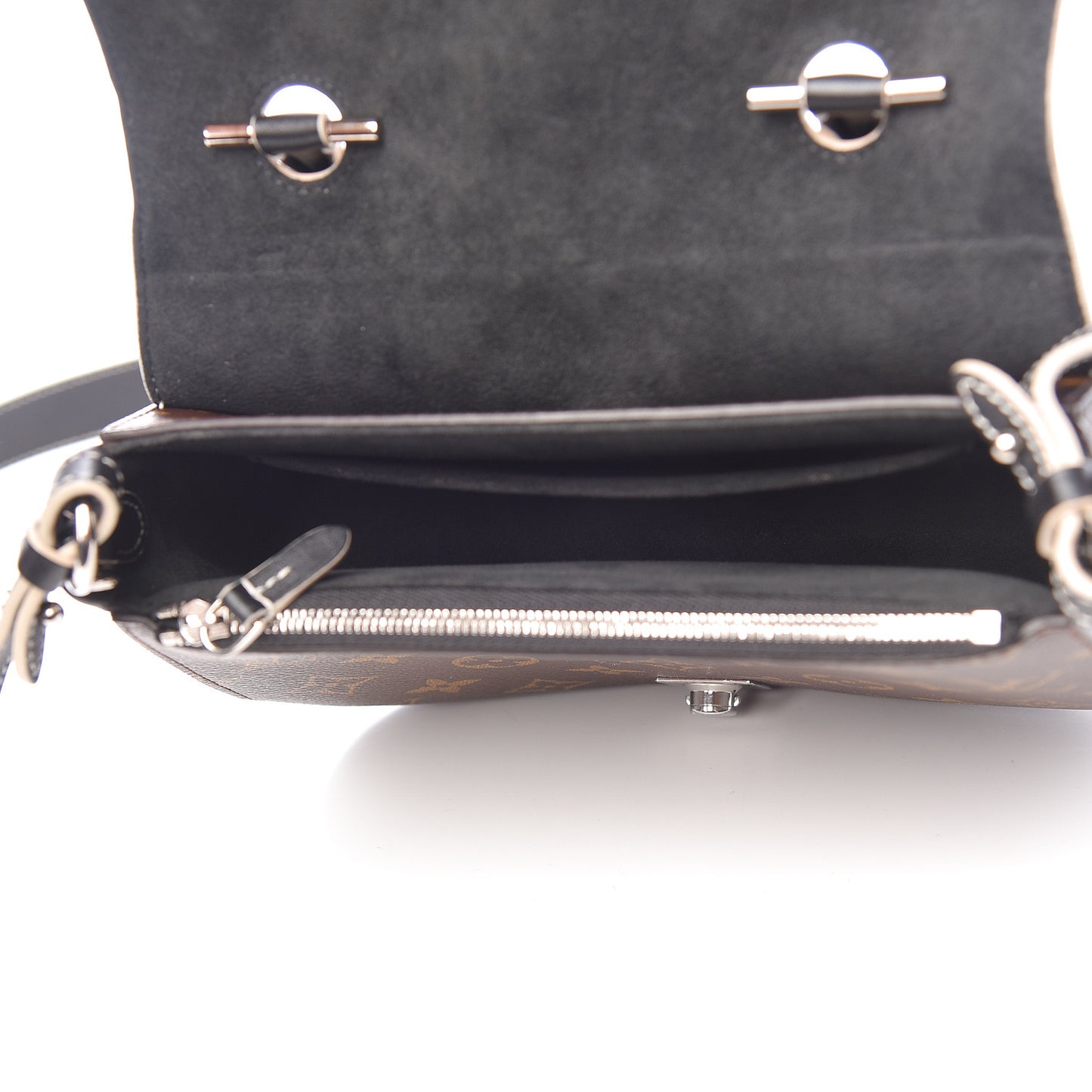 Calfskin Monogram Chain It Bag PM Black