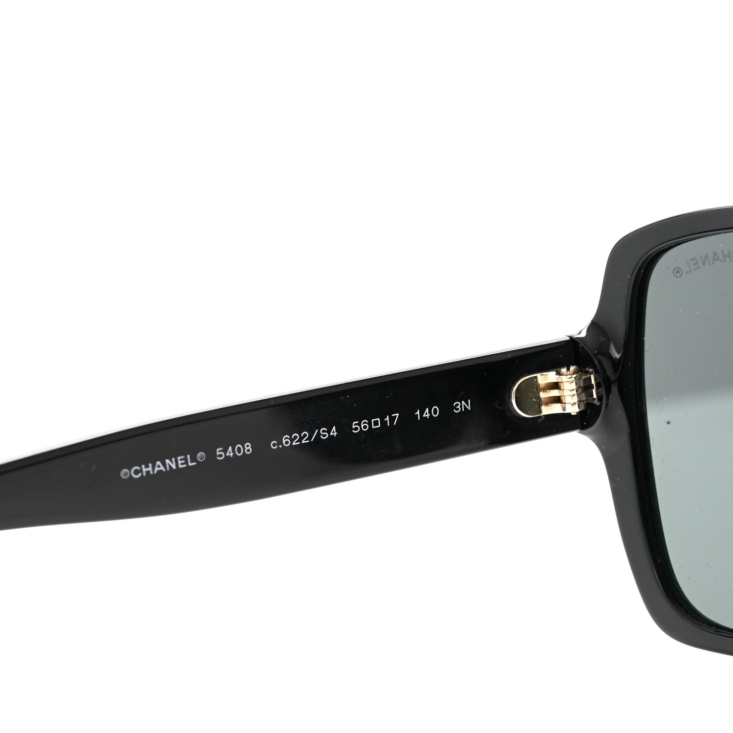 Chanel Acetate Square Sunglasses 5408 Black 5 of 8