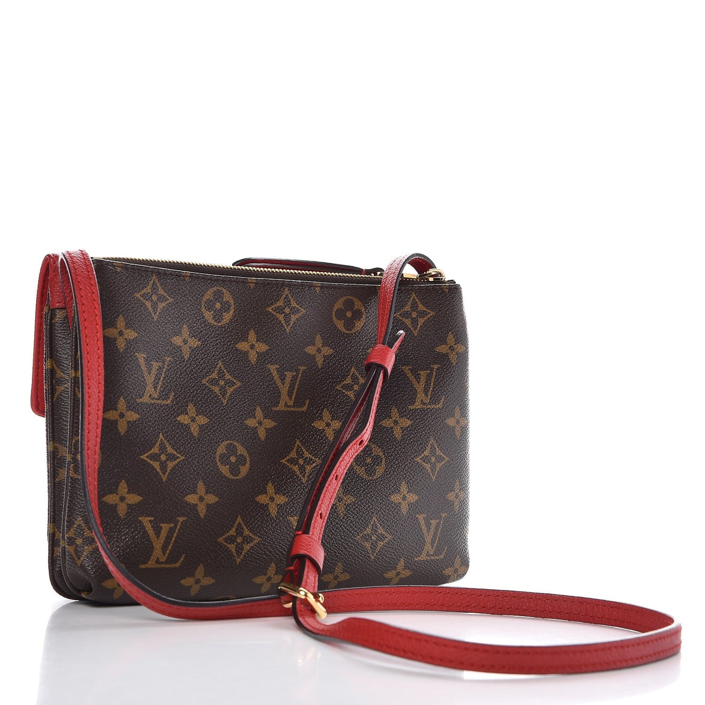 Monogram Twice Pochette Cherry