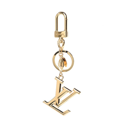 Louis Vuitton LV Facettes Bag Charm Key Holder Gold 1 of 3