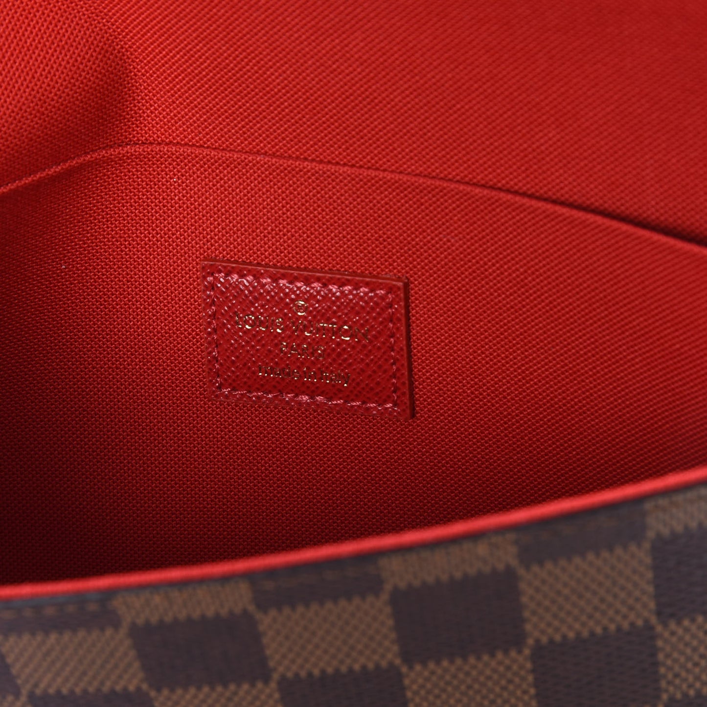 Damier Ebene Pochette Felicie Chain Wallet