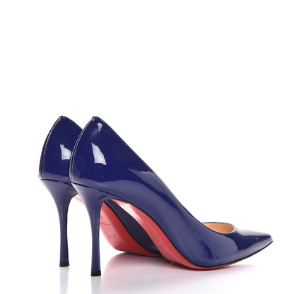 Christian Louboutin Patent Decoltish 85 Pumps 37 Purple Pop 4 of 7