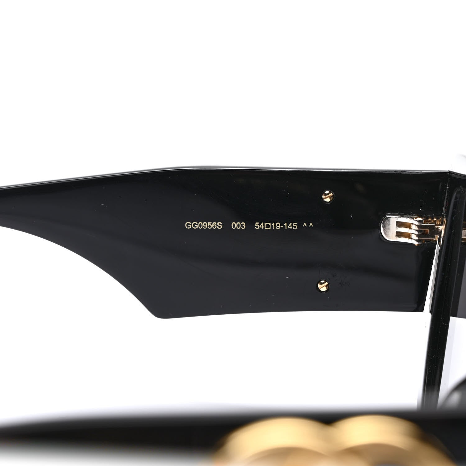 Gucci Acetate Square Frame Sunglasses GG0956S Black 7 of 8