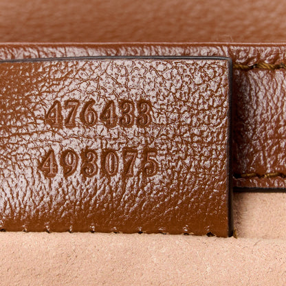 Gucci Calfskin Matelasse Diagonal Super Mini GG Marmont Shoulder Bag Cuir 7 of 11