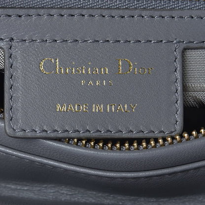 Christian Dior Lambskin Cannage Medium Lady Dior Grey 8 of 9