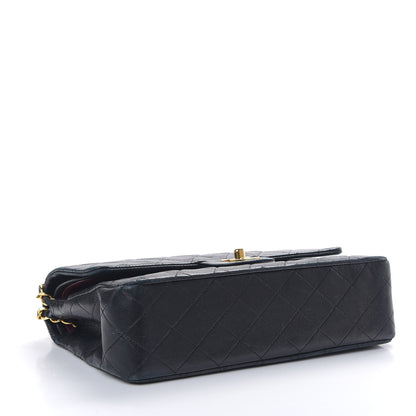Chanel Lambskin Quilted Medium Double Flap Black 3 of 11
