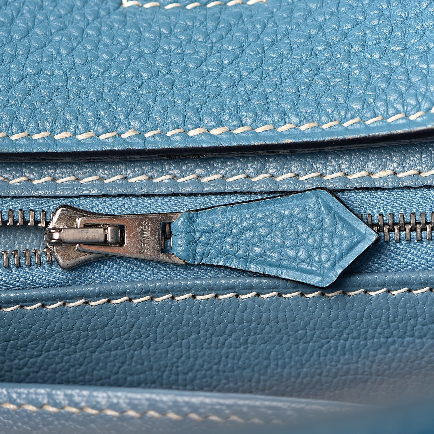 Togo Birkin 35 Blue Jean