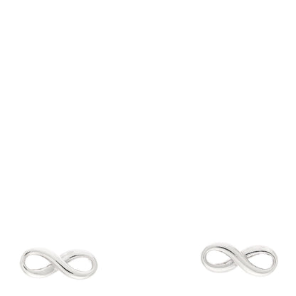 Tiffany Sterling Silver Infinity Earrings 1 of 4
