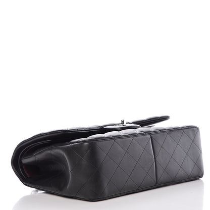 Chanel Lambskin Quilted Jumbo Double Flap Black 4 of 18