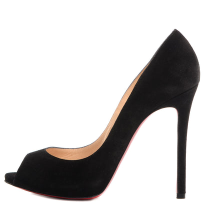 Christian Louboutin Suede Flo 120 Pumps 39 Black 1 of 6