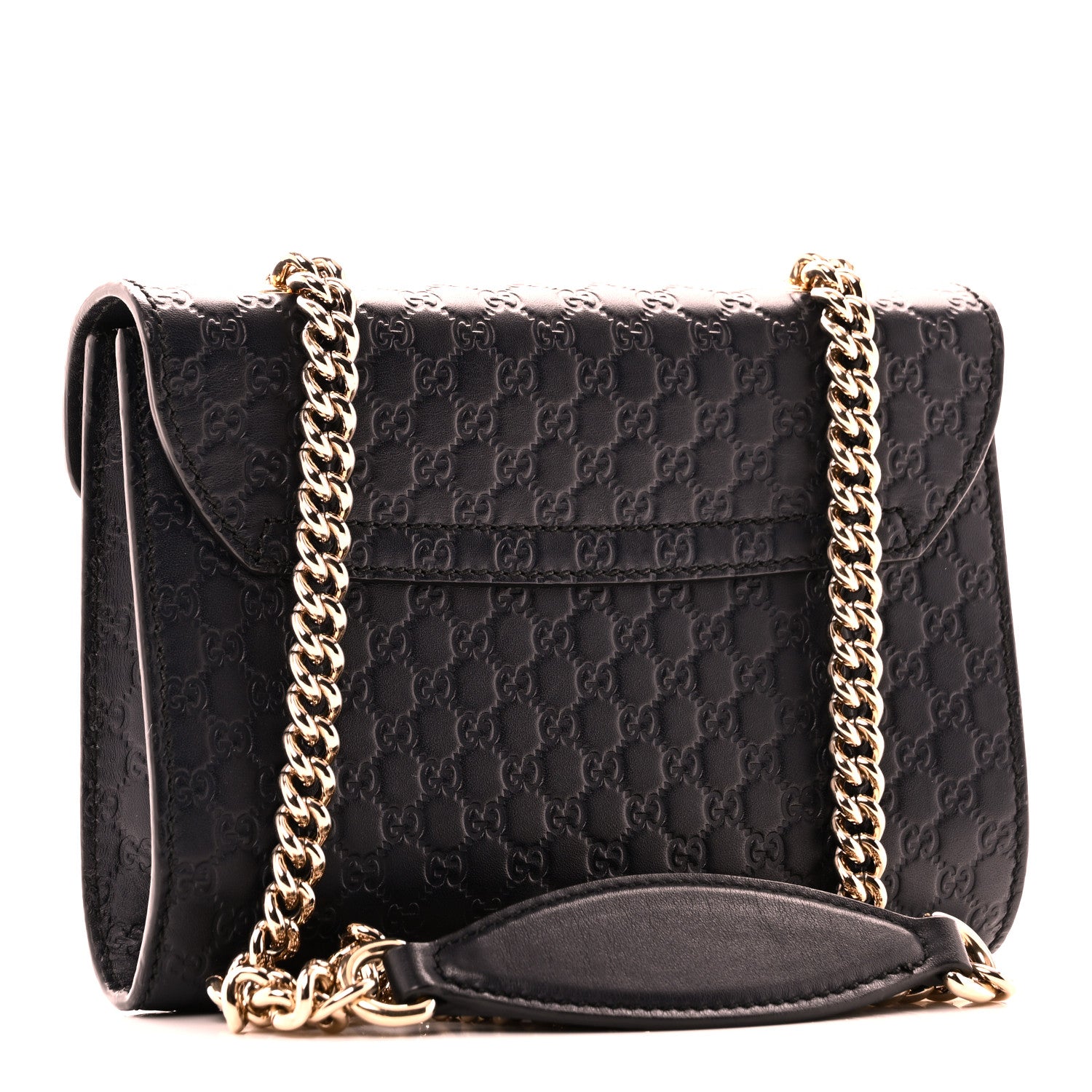 Gucci Microguccissima Mini Emily Chain Shoulder Bag Blue 3 of 10