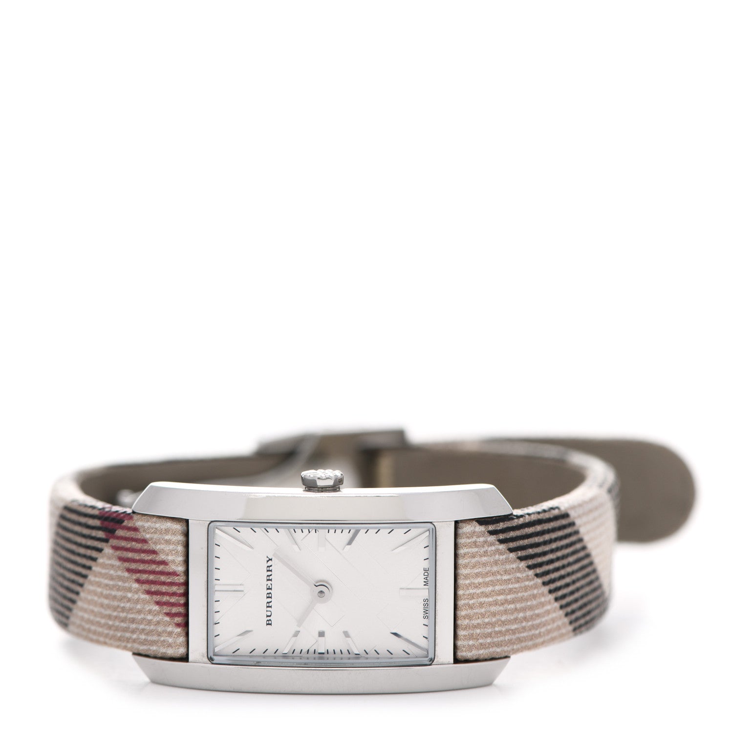 Burberry Stainless Steel Calfskin 20mm Heritage Nova Check Quartz Watch BU9503 2 of 4
