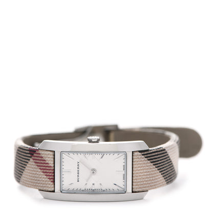 Burberry Stainless Steel Calfskin 20mm Heritage Nova Check Quartz Watch BU9503 2 of 4