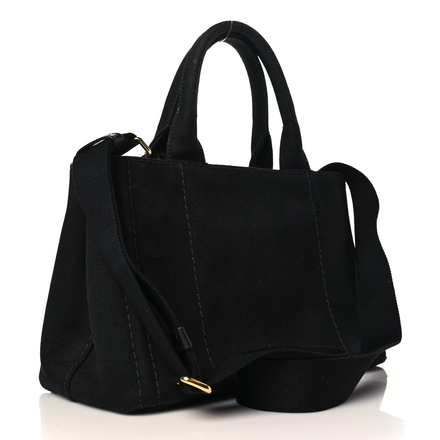 Canapa Small Logo Tote Black Blue