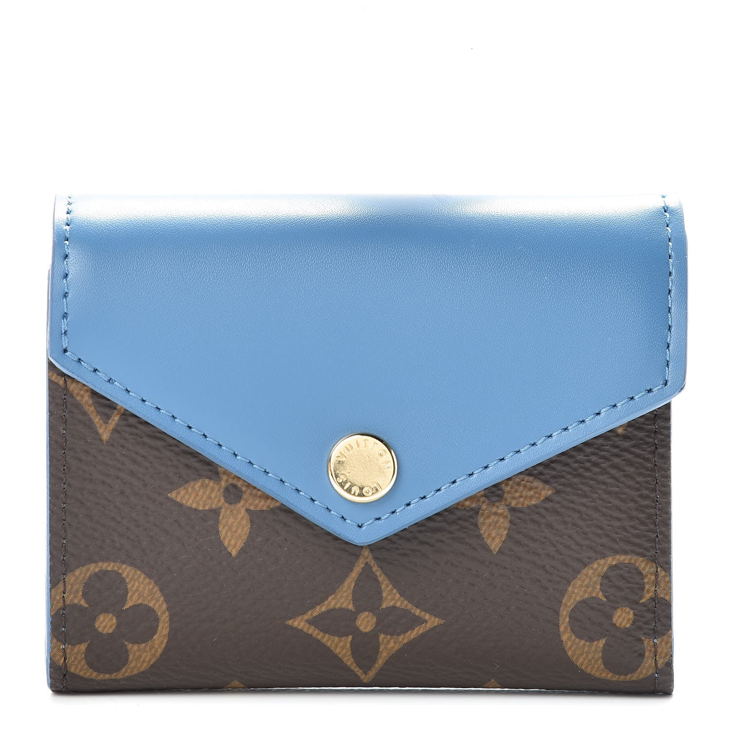 Louis Vuitton Monogram Zoe Wallet Blue Jean 1 of 8