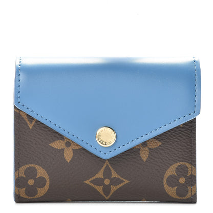 Louis Vuitton Monogram Zoe Wallet Blue Jean 1 of 8
