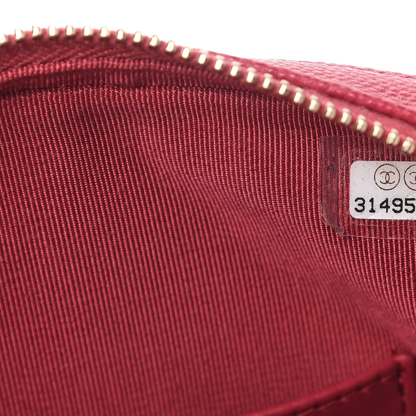 Caviar Quilted Camera Case Dark Pink