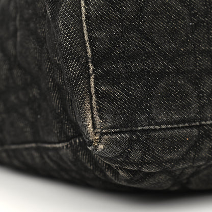 Christian Dior Denim Cannage Large Lady Dior Black 13 of 14