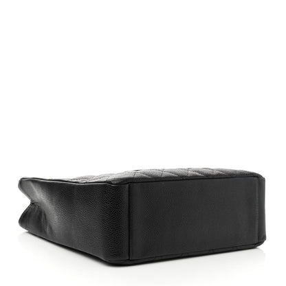 Chanel Caviar Quilted Petit Shopping Tote PST Black 4 of 9