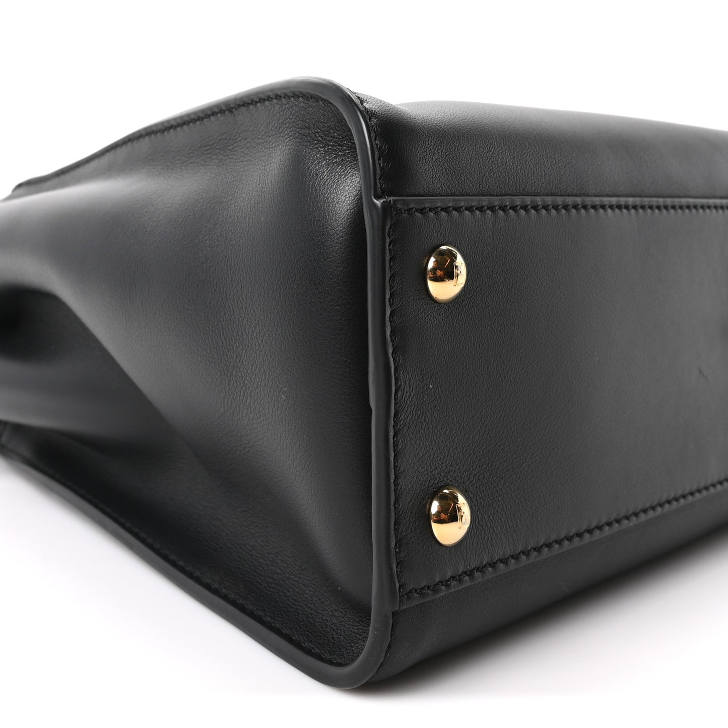 Calfskin Velvet Fun Fair Medium Peekaboo Iconic Satchel Black Tobacco Multicolor