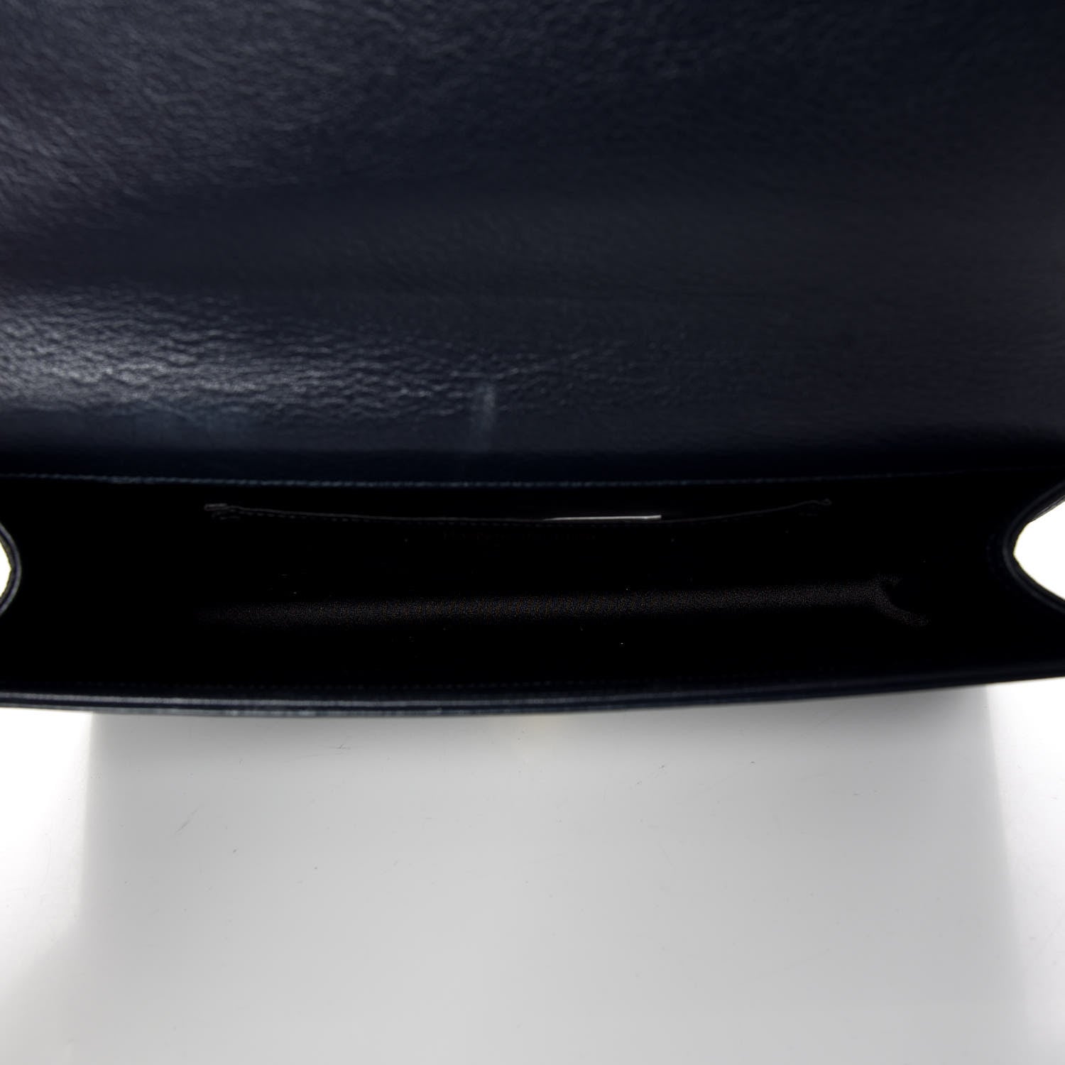 Saint Laurent Calfskin Large Belle De Jour Clutch Deep Marine 5 of 10