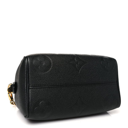 Louis Vuitton Empreinte Monogram Giant Speedy Bandouliere 20 Black 4 of 9