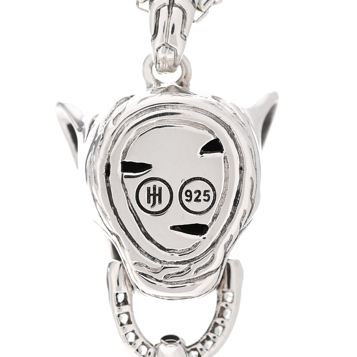 John Hardy Sterling Silver Pink Pearl Topaz Labradorite Macan Legends Tiger Pendant Necklace 4 of 4