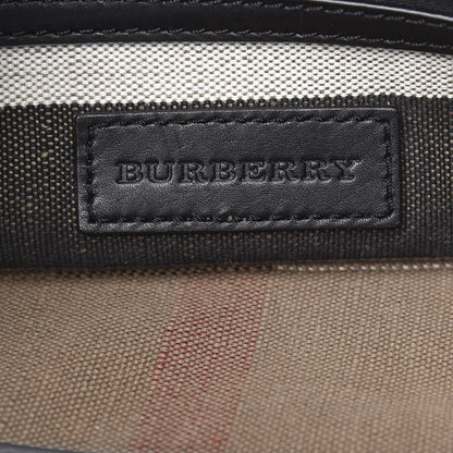 Burberry Canvas Mega Check Medium Ashby Hobo Black 6 of 13