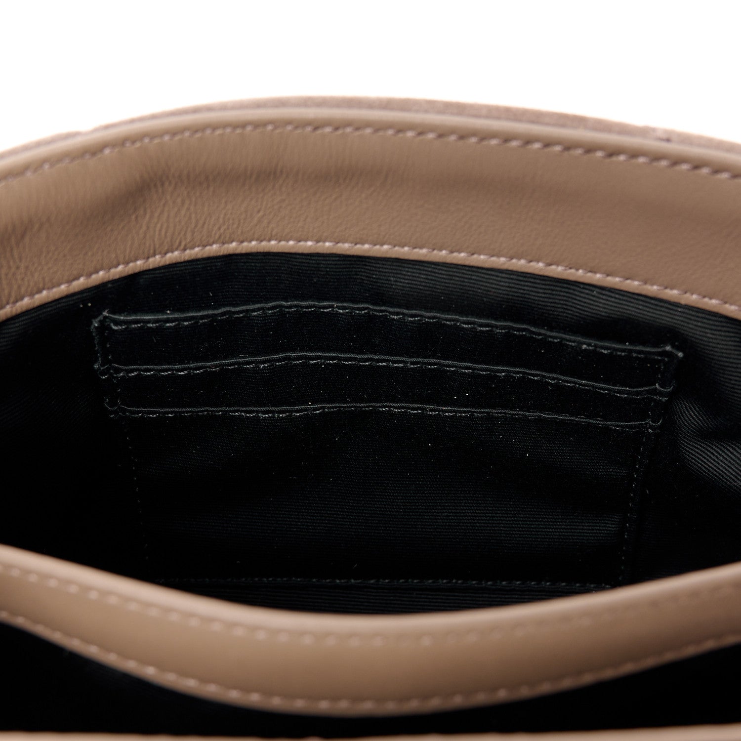 Saint Laurent Suede Toy Loulou Shoulder Bag Taupe 12 of 16