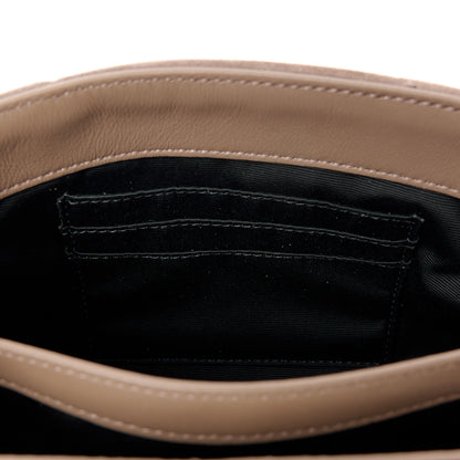 Saint Laurent Suede Toy Loulou Shoulder Bag Taupe 12 of 16
