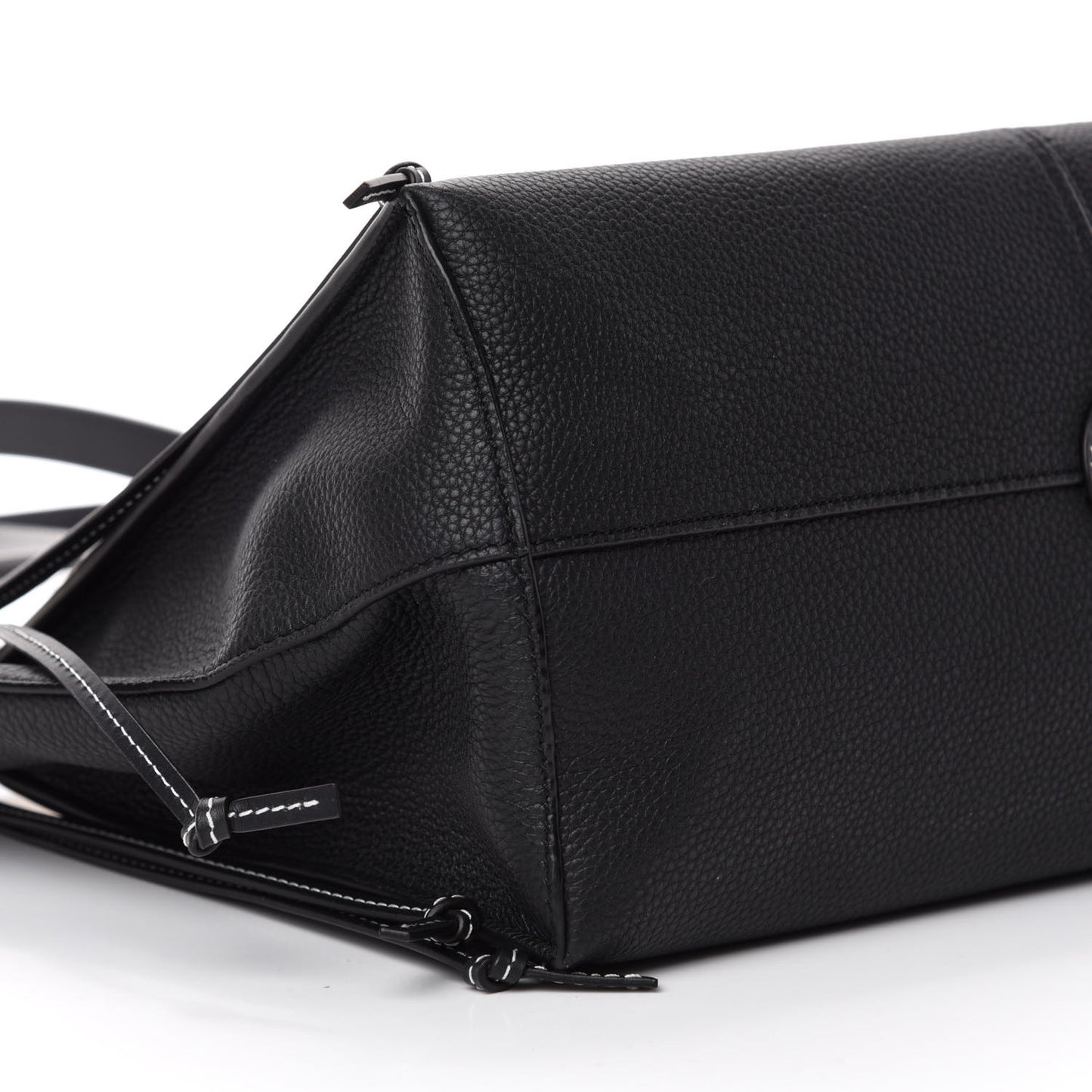 Calfskin Cushion Tote Black