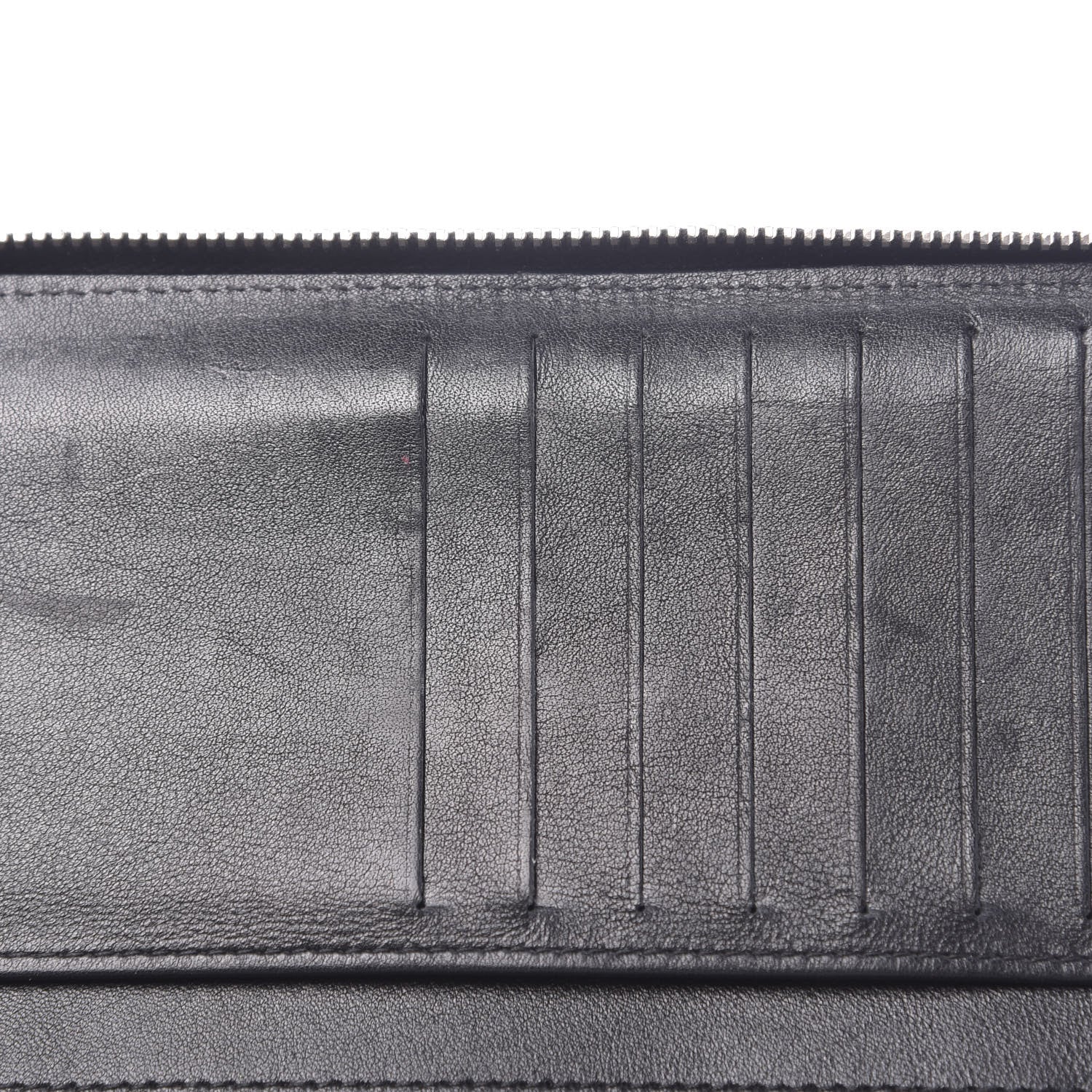 Chanel Patent Quilted Large Zip Around Organizer Wallet So Black 7 of 10