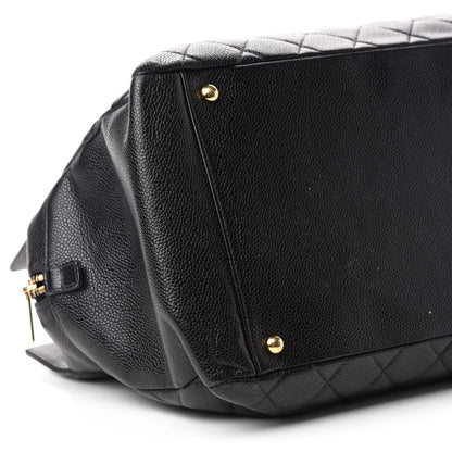 Chanel Caviar Quilted Grand Timeless Tote GTT Black 6 of 10