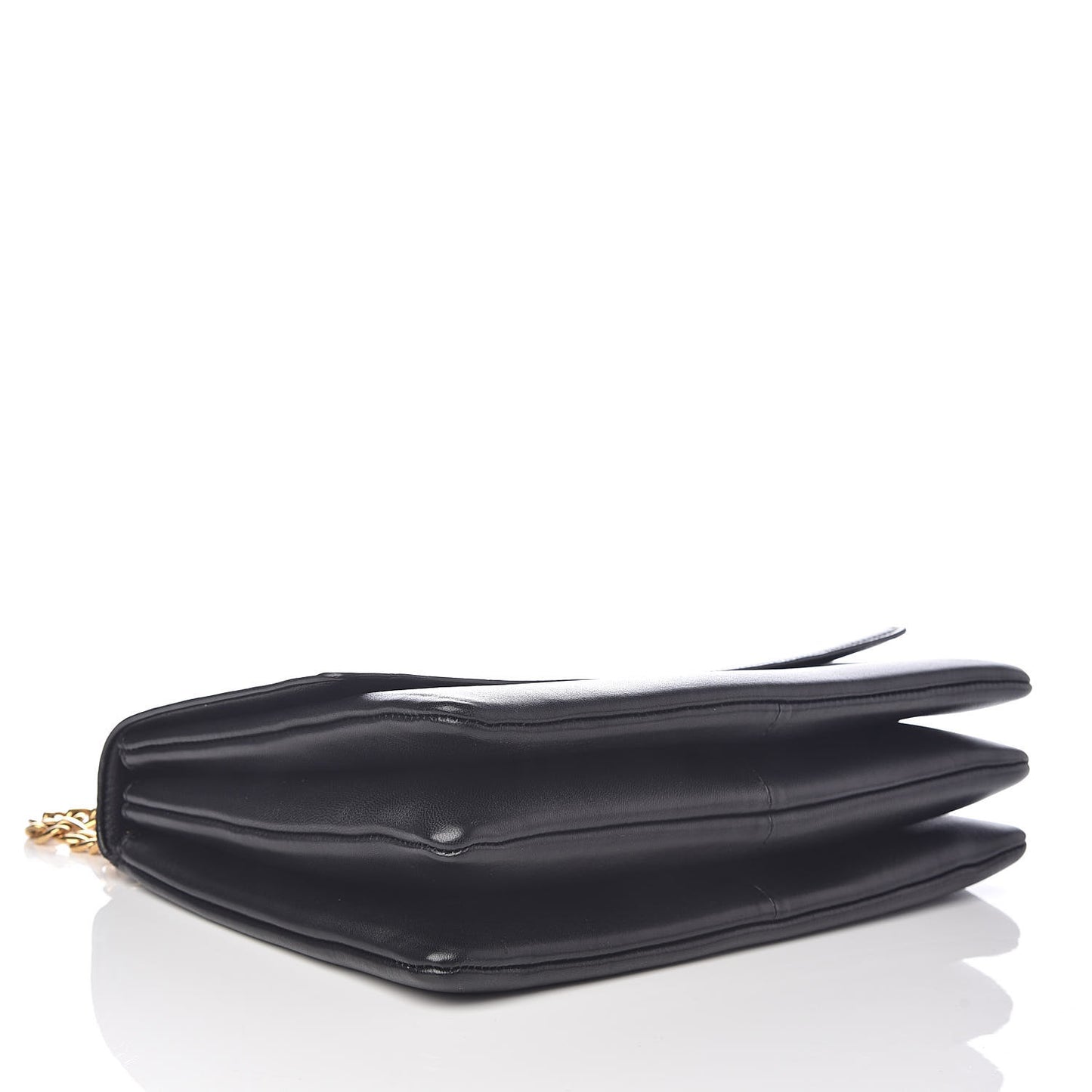 Calfskin Coin Flap Bag Black