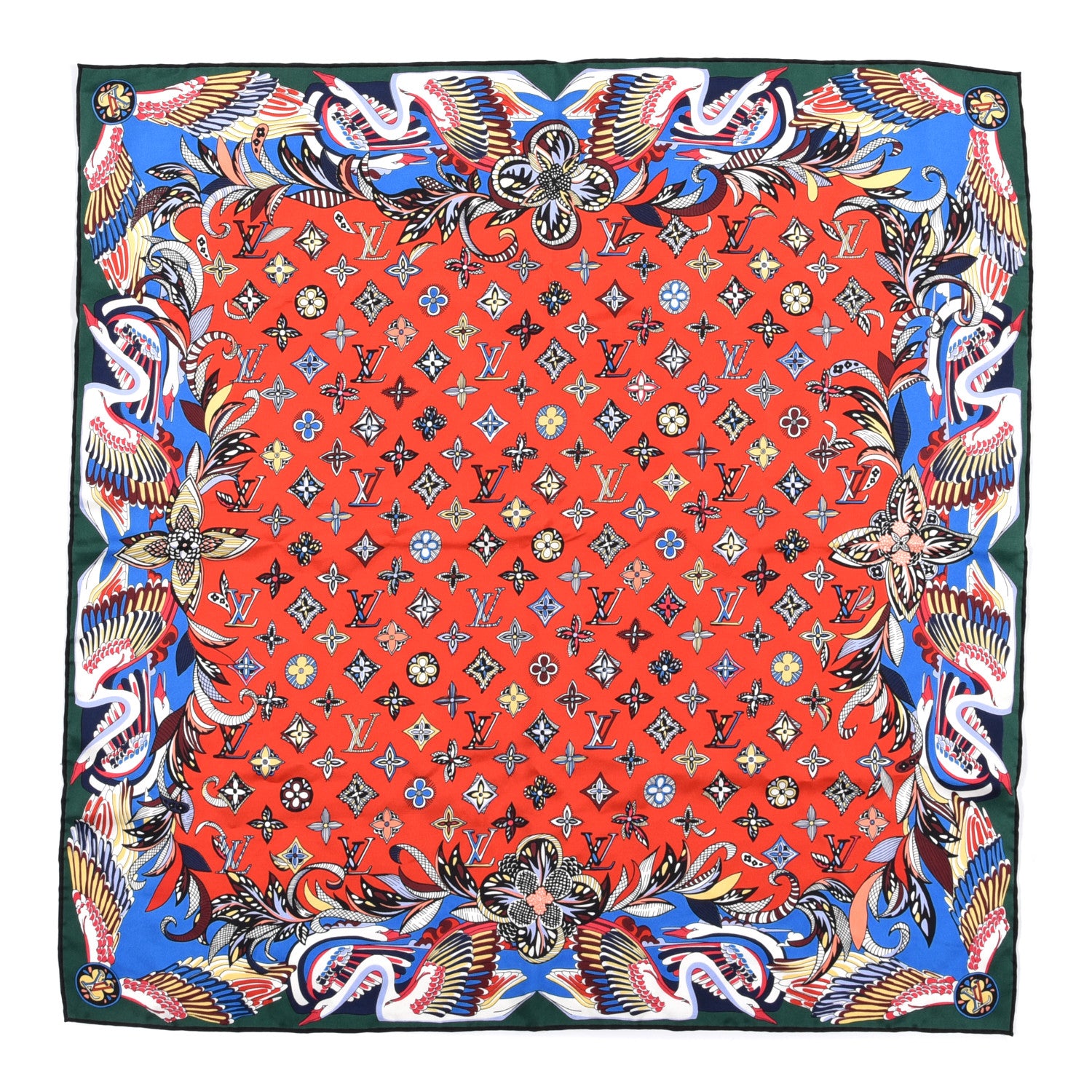 Louis Vuitton Silk Monogram Innocence Square Scarf Multicolor 1 of 4