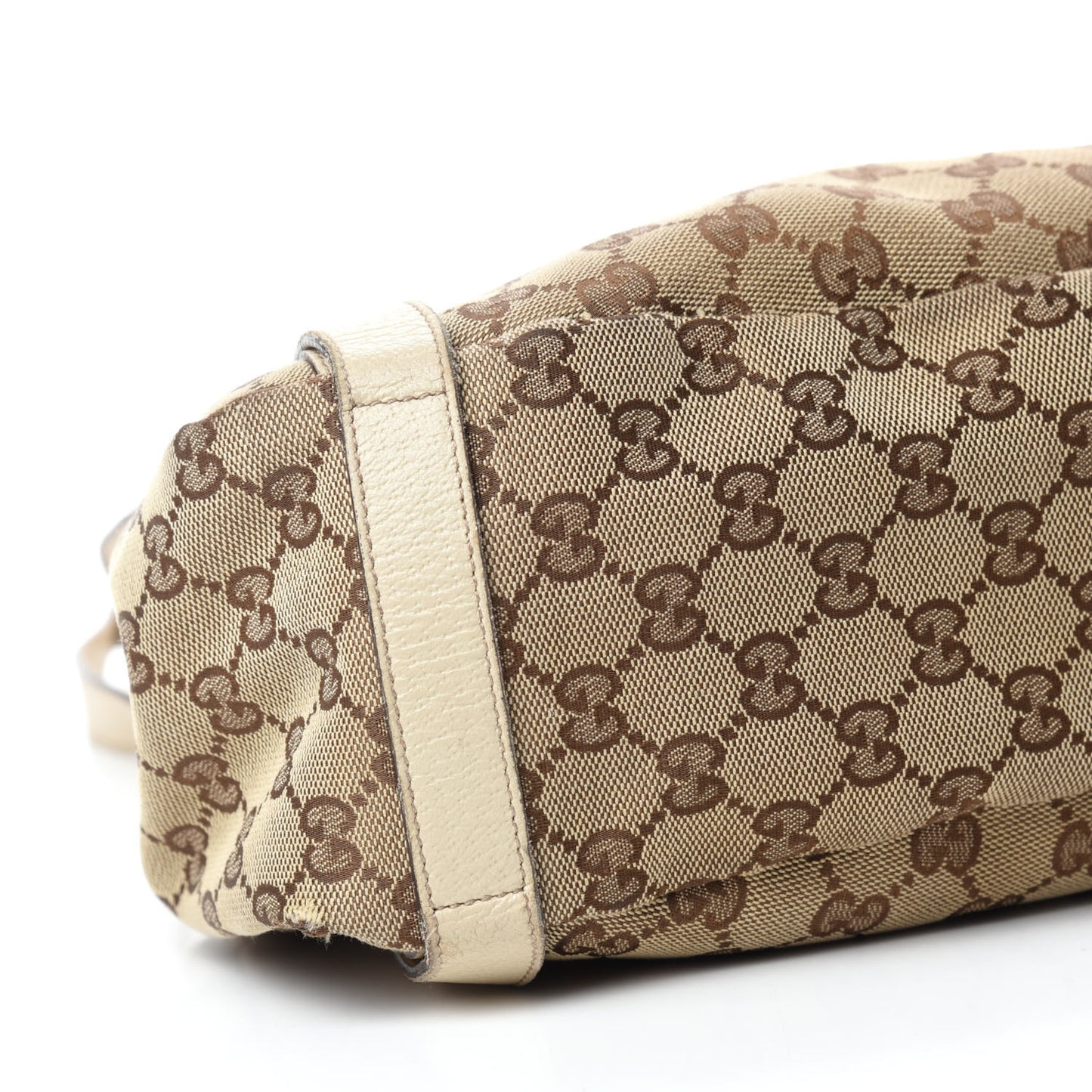 Monogram Medium Abbey Shoulder Bag Off White
