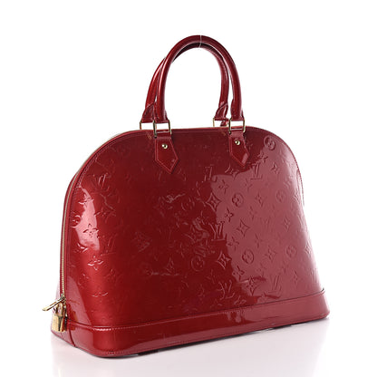 Louis Vuitton Vernis Alma GM Pomme D'Amour 3 of 13