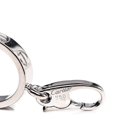 Cartier 18K White Gold LOVE Ring Charm 3 of 3