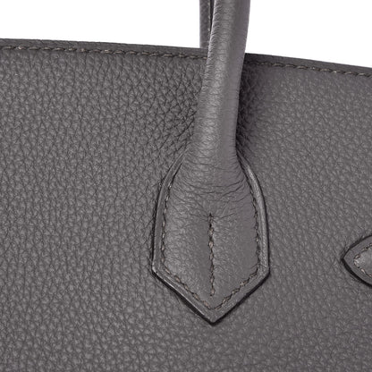 Hermes Togo Birkin 30 Etain 32 of 37
