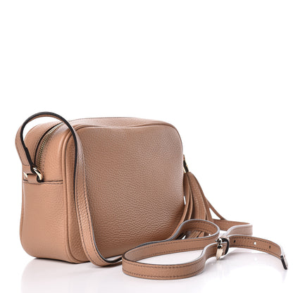 Gucci Pebbled Calfskin Small Soho Disco Bag Camelia 3 of 11